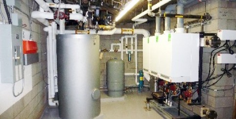 Residential Building Boiler Install
